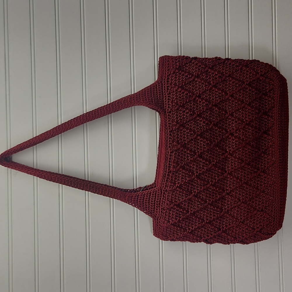 The Sak Knit Shoulder Bag Catch All Autumn Purse Carry All - Picture 3 of 6